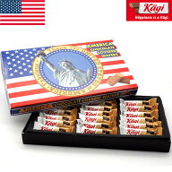 kagi カーギ アメリカデザイン チョコウェハース 115g 18粒入り 個包装 ウエハース チョコレート アメリ…