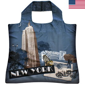 エンビロサックス ニューヨークデザインエコバッグ 50×42cm 折りたたみ NY ニューヨークみやげ アメリカ土産 海外 輸入雑貨 ENVIROSAX