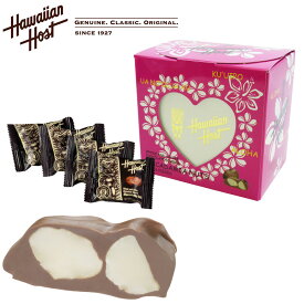 ハワイアンホースト ハートギフトピンク 1袋4粒入り48g 個包装 Hawaiian Host マカダミアチョコレート ギフトボックス 海外 輸入菓子 夏季クール バレンタイン