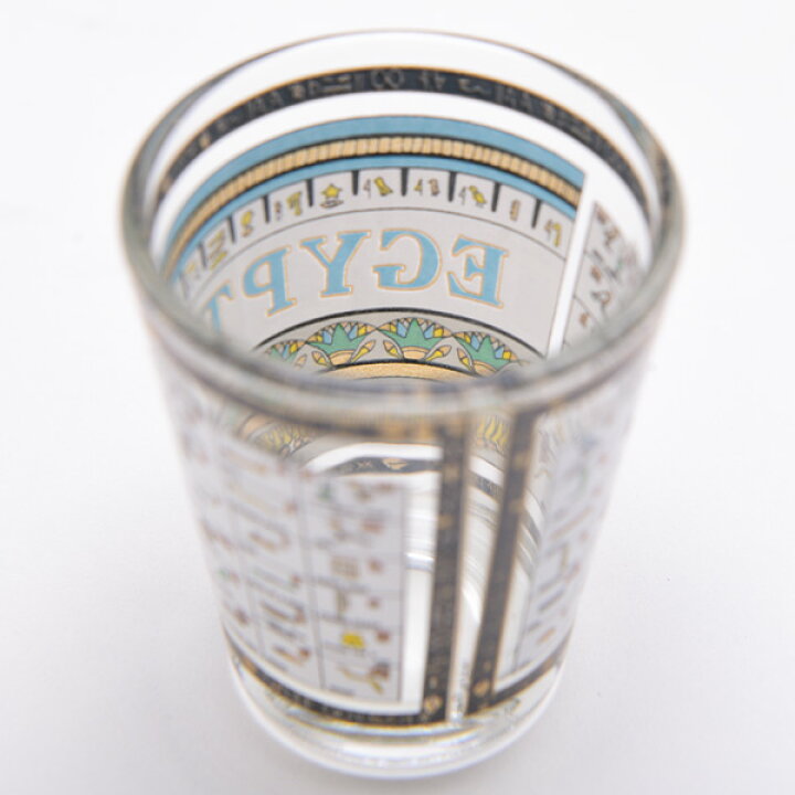 楽天市場】エジプトショットグラス 3個セット 6cm 象形文字 Egypt 