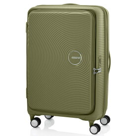 アメリカンツーリスター スーツケース 機内持込 キュリオ スピナー75 ブックオープン 横開き AmericanTourister CURIO Samsonite サムソナイト 10泊 容量拡張