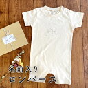 送料無料 名前入り ロンパース 男の子 女の子 春 夏 80 出産 出産祝い 名入れ プレゼント 送料無料 ギフト おしゃれ ロンパース 半袖 ベビー