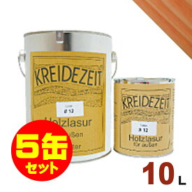 【法人様・個人事業主様 会社入れ限定】5缶セット割引！プラネットジャパン Kreidezeit（クライデツァイト） オイルステイン ウッドコート スタンダード 半透明 着色仕上げ #16 チェリー[10L×5缶] 屋内外 木部用 自然塗料