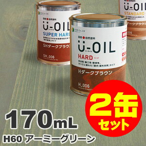 2�ʃZ�b�g�����IU-OIL�i���[�I�C���j �I�C���X�e�C�� �n�[�h H60 �A�[�~�[�O���[��[0.17L×2��] �����O �ؕ��p ���Y ���R�h��