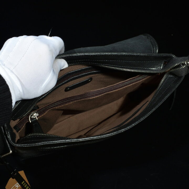 楽天市場】INDRA メンズ ショルダーバッグ レザー 革 本革 牛本革  