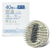 40歳以上男性の間違った洗い方を修正するシャンプーブラシ 洗髪用ブラシ スカルプ 頭皮ケア ヘッドケア …