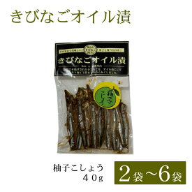 【クーポン利用で200〜5000円OFF】【バレンタインにおすすめ】 鹿児島県産きびなご オイル漬〈柚子こしょう〉40g 2〜6袋 無添加 国産 ネコポス キビナゴ 鹿児島県 バレンタイン 職場 同僚 取引先 産地直送 お取り寄せ ギフト プレゼント 贈り物 送料無料