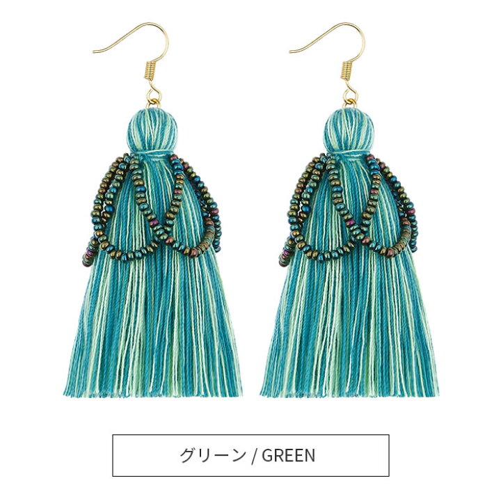 楽天市場】【メール便送料無料】ピアス 西海岸風 シェル 貝殻 タッセル 
