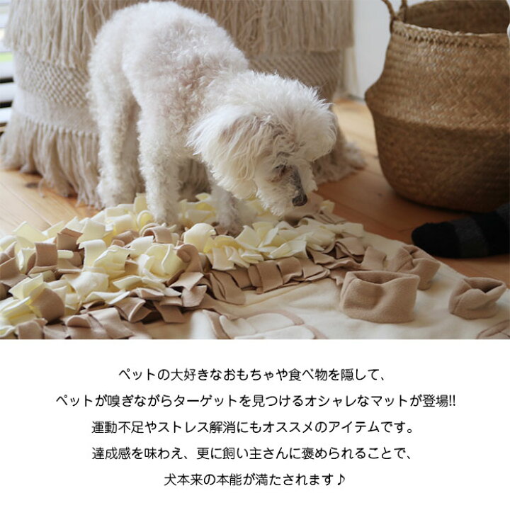 楽天市場 土日祝も発送 送料無料 犬 猫 訓練 毛布 ペット 運動不足 ノーズワーク 餌マット 嗅覚活用 集中力向上 性格改善 ストレス解消 ペット おもちゃ おやつ探し ペット用品 ペットおもちゃ ノーズワークマット 西海岸風雑貨の エルアンドシー 楽天市場 土日祝も発送 送料無料 犬 猫 訓練 毛布 ペット 運動不足 ノーズワーク 餌マット 嗅覚活用 集中力向上 性格改善 ストレス解消 ペット おもちゃ おやつ探し ペット用品 ペットおもちゃ ノーズワークマット 西海岸風雑貨の エルアンドシー