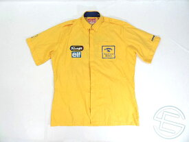 キャメル・チーム・ロータス・ホンダ 1987年 支給品 タバコ版 ピットシャツ メンズ 17size 5/5 (海外直輸入 F1 非売品USEDグッズ ビンテージ品)