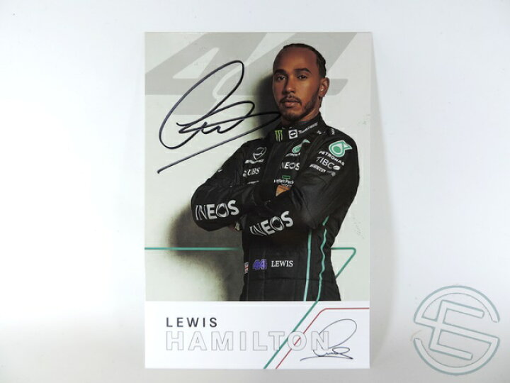 楽天市場】ルイス・ハミルトン 2022年 メルセデス AMG F1 非売品 直筆 