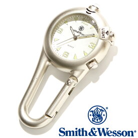 [正規品] スミス＆ウェッソン Smith & Wesson スイス ミリタリー時計 CARABINER CLASSIC WATCH SILVER SWW-36-SLV [あす楽]