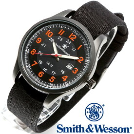 [正規品] スミス＆ウェッソン Smith & Wesson ミリタリー腕時計 CADET WATCH BLACK/ORANGE SWW-369-OR [あす楽]