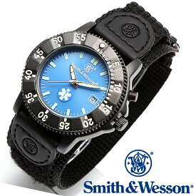 [正規品] スミス＆ウェッソン Smith & Wesson ミリタリー腕時計 455 EMT WATCH BLUE/BLACK SWW-455-EMT [あす楽]