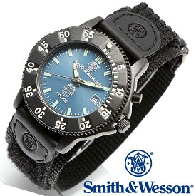 [正規品] スミス＆ウェッソン Smith & Wesson ミリタリー腕時計 455 POLICE WATCH BLUE/BLACK SWW-455P [あす楽]