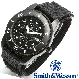 [正規品] スミス＆ウェッソン Smith & Wesson ミリタリー腕時計 COMMANDO WATCH BLACK SWW-5982 [あす楽]