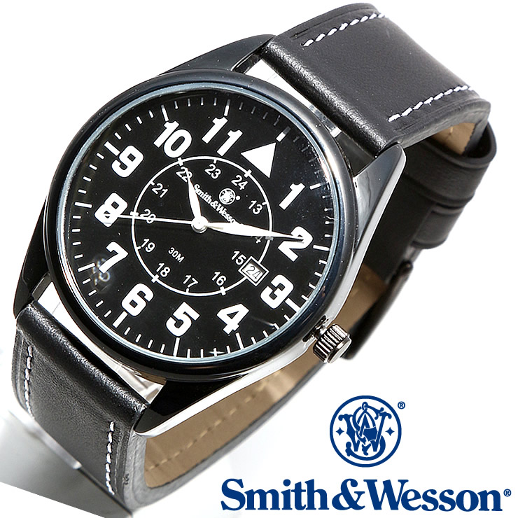 スミス ウェッソン Smith Wesson アメリカ USA ブランド CIVILIAN SWW-6063 新品未使用正規品 正規品 BLACK WATCH 海外並行輸入正規品 ミリタリー腕時計 あす楽