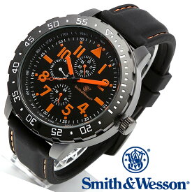 [正規品] スミス＆ウェッソン Smith & Wesson ミリタリー腕時計 CALIBRATOR WATCH ORANGE/BLACK SWW-877-OR [あす楽]