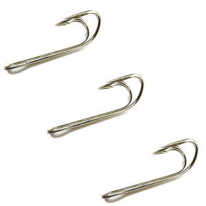フック アサヒ ハガネ(ドブ銀掛) 800柄長ケンケン 2号(特注溶接無) 3本 雷魚 ライギョ フロッグ