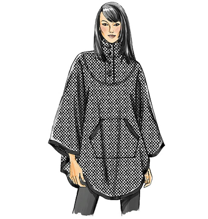 楽天市場 英語版butterick バタリックbutterick バタリックケープ 型紙 輸入生地のenop Wise