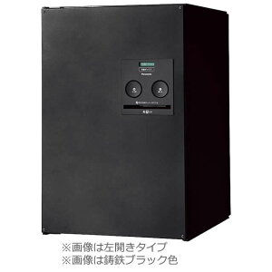パナソニック 戸建住宅用 宅配ボックス コンボ ミドルタイプ CTNR4021LTB 鋳鉄ブラック色 左開き用 ※前入れ・後出し