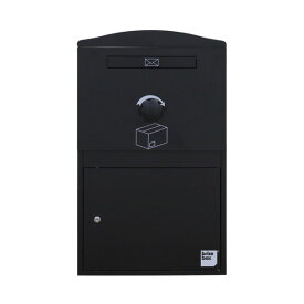 宅配ボックス ポスト 一体型 brizebox（ブライズボックス） ラージサイズ ブラック 英国発のオシャレな戸建用宅配ボックス