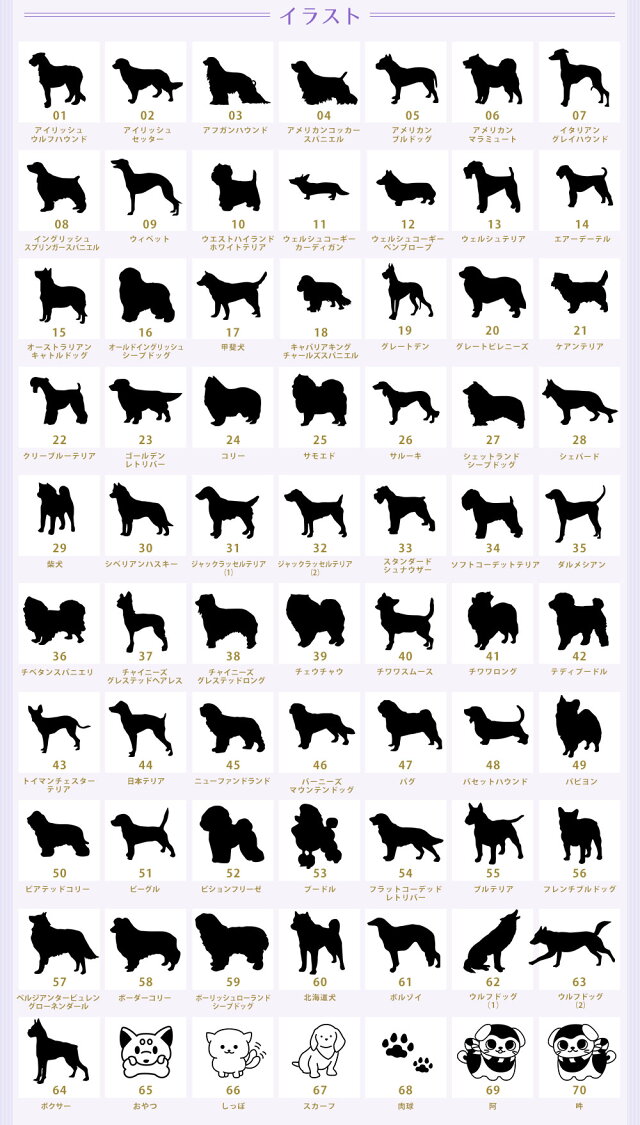 犬の表札・ネームプレート「招くイヌ」長方形タイプ【中】150×36×1.5mm(かわいいイヌいぬ戸建事務所シンプルおしゃれアクリルドアプレート新築自宅アパート新築祝い)