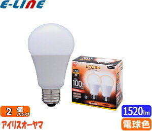 ��2�Z�b�g �A�C���X�I�[���} LDA14L-G-10T52P LED�d�� E26 100W �d���F �L�z���^�C�v LDA14LG10T52P�u�敪A�v