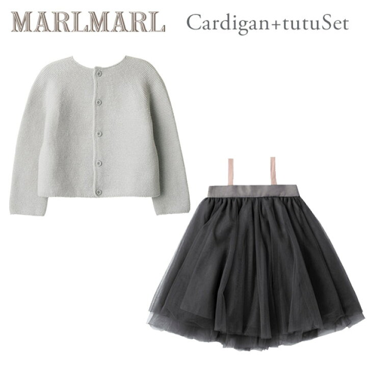 楽天市場】マールマール MARLMARL カーディガン ＋ チュチュ セット 