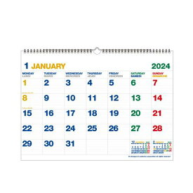 カレンダー 壁掛け A3 2024年 1月始まり ホワイト 月曜始まり 書き込み インテリア シンプル 公式通販サイト