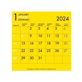 [メール便可] カレンダー 卓上 CD 2024年 1月始まり カラーアソート シンプル 公式通販サイト