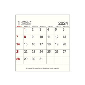 [メール便可] カレンダー 卓上 FD 2024年 1月始まり アイボリー シンプル 公式通販サイト