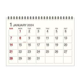 [メール便可] カレンダー 卓上 A5 2024年 1月始まり アイボリー 書き込み シンプル 公式通販サイト
