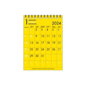 [メール便可] カレンダー 卓上 A6 2024年 1月始まり カラーアソート シンプル 公式通販サイト