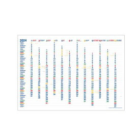 カレンダー ポスター A3 2024年 1月始まり イヤープランナー シンプル 公式通販サイト