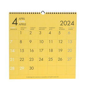カレンダー 4月始まり 壁掛け LP 2024年