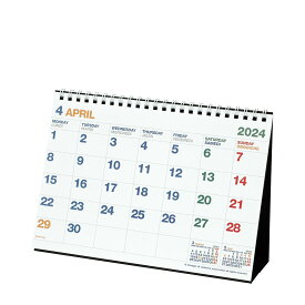[メール便可] カレンダー 4月始まり 卓上 A5 2024年 シンプル 公式通販サイト