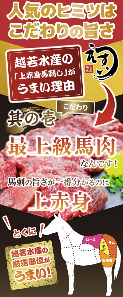 送料無料【馬刺し上スジミ1kg25人前】<高級品>上質な部位を使用deあっさりしたお味と歯ごたえにご満足いただけます(6〜8袋の小分け)【桜肉刺身】【冷凍】【父の日のギフトに】【お中元】