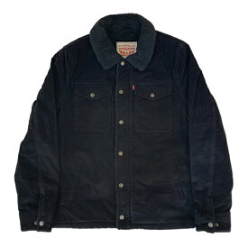 リーバイス Levis Levi's アウター コーデュロイ シェルパ ラインド トラッカー ジャケット CORDUROY SHERPA LINED TRUCKER JACKET LM8RC530 ジャンパー ボアジャケット 裏ボア メンズ レディース ブラック ブラウン ネイビー M L XL