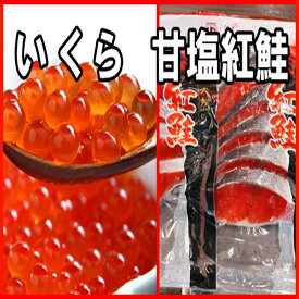 【ふるさと納税】いくら醤油漬け100g×8P、紅鮭5切×8P D-30020