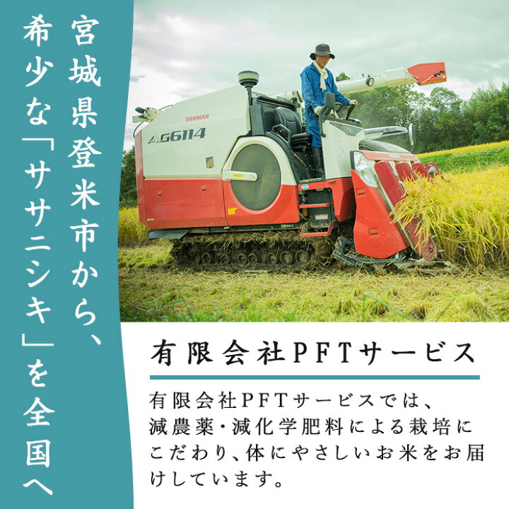 楽天市場】【ふるさと納税】≪6ヶ月定期便≫ 登米市産 ササニシキ 30kg 