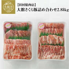 【ふるさと納税】 大館さくら豚詰め合わせ2.85kg 175P2151