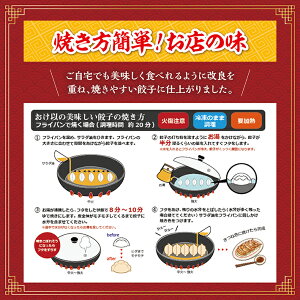 【ふるさと納税】餃子の店おけ以の冷凍生餃子48個(24個入り2箱)ニンニク不使用タレ無し冷凍便※離島発送不可