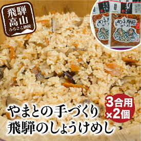 【ふるさと納税】炊き込みご飯の素 飛騨のしょうけめし 3合用2個 5000円 a599