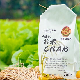 【ふるさと納税】かに殻肥料で造る 特別栽培 丹後コシヒカリ 5kg 米 お米 こめ こしひかり 京都 5キロ 美味しいお米 ご飯 お米 白米 国産 SDGs 農家応援 生産者応援 送料無料