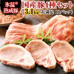 【ふるさと納税】氷温(R)熟成豚国産豚4種セット合計3.1kg（大満足10パック）