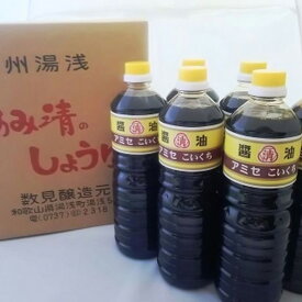 【ふるさと納税】■こい口醤油　1L　6本