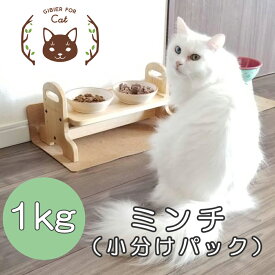 【ふるさと納税】森のジビエ for PET 鹿肉ミンチ 小分けパック 250g×4パック(計1kg) ペットフード 小型 犬 猫 A-JK-A08A