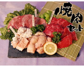 【ふるさと納税】 佐賀牛含む焼肉4点セット（佐賀牛もも、牛タン、ホルモン2種類）（BN085）