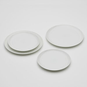【ふるさと納税】有田焼 CM Plate Set 平皿 4枚セット【2016/オリジナル】180mm 220mm 食器 ギフト 白磁 洋食器 磁器 和モダン 陶器 器 皿 プレート 70000円 7万円 AA70-181